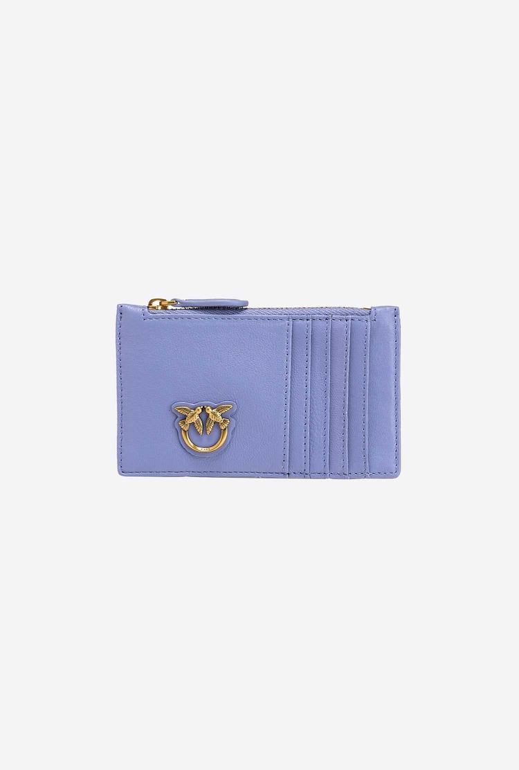 Lavender Gold Women\'s Pinko Zipped Card Holder Purses | Ireland-07496289