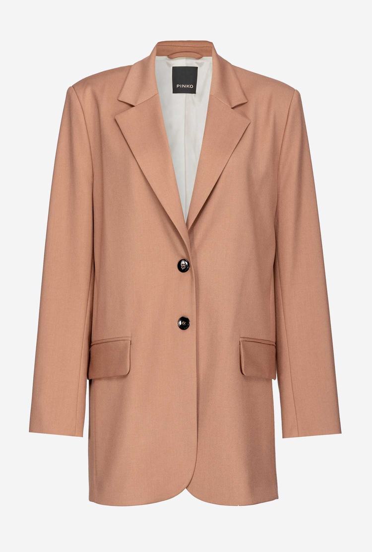 Light Brown Women's Pinko Oversized Blazers | Ireland-95321649