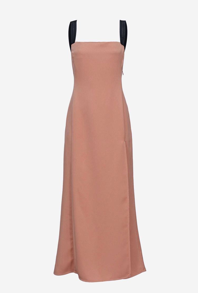 Light Women's Pinko Satin Slip Dress | Ireland-12798349