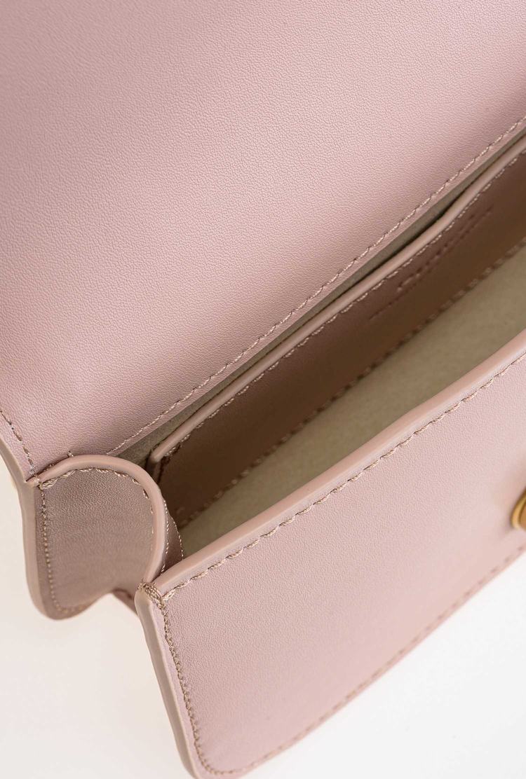 Pink Gold Women's Pinko Baby Love Bag Bell Simply Crossbody Bags | Ireland-96234809