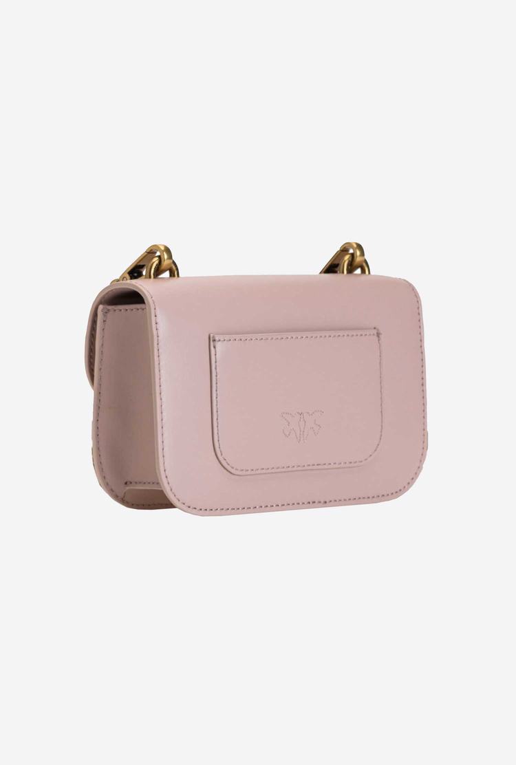 Pink Gold Women's Pinko Classic Love Bag Bell Simply Crossbody Bags | Ireland-32457699