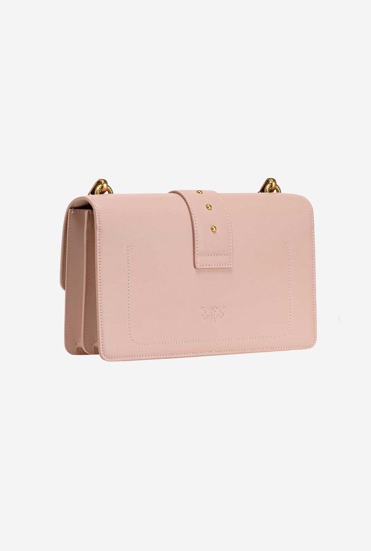 Pink Gold Women's Pinko Classic Love Bag Icon Simply Crossbody Bags | Ireland-45796289