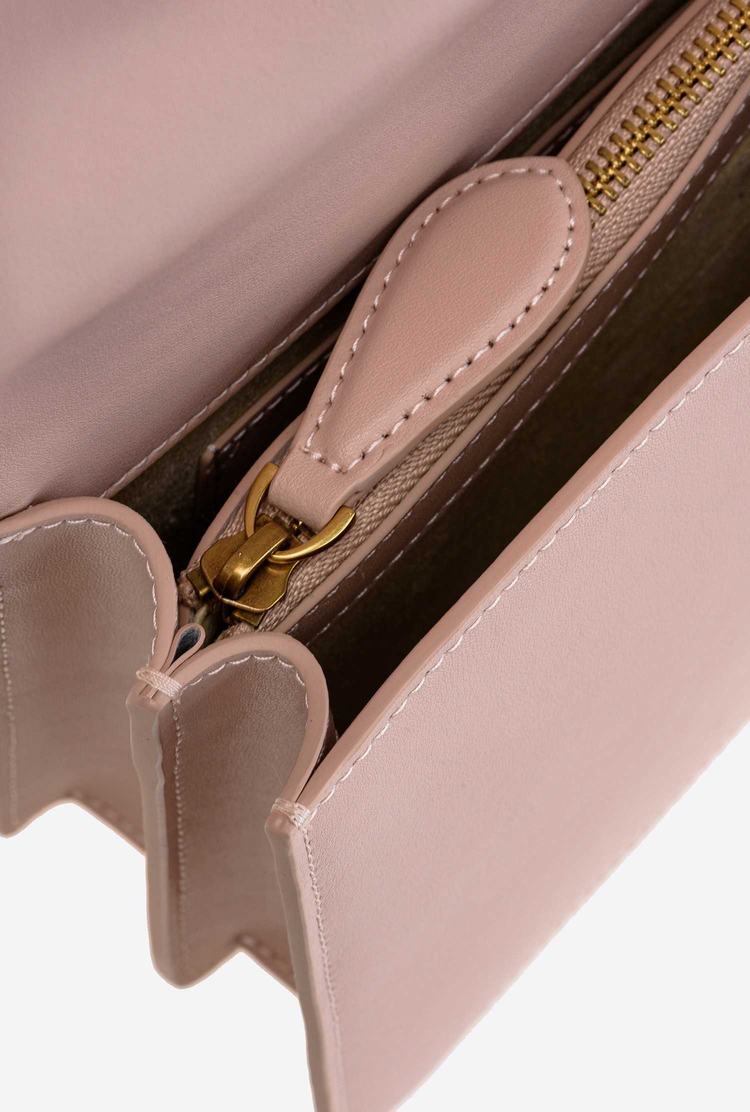 Pink Gold Women's Pinko Classic Love Bag Icon Simply Crossbody Bags | Ireland-45796289