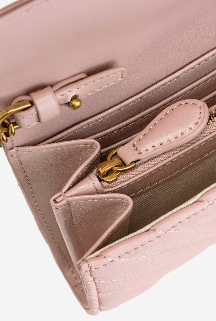 Pink Gold Women's Pinko Love Bag Simply Crossbody Bags | Ireland-69145739