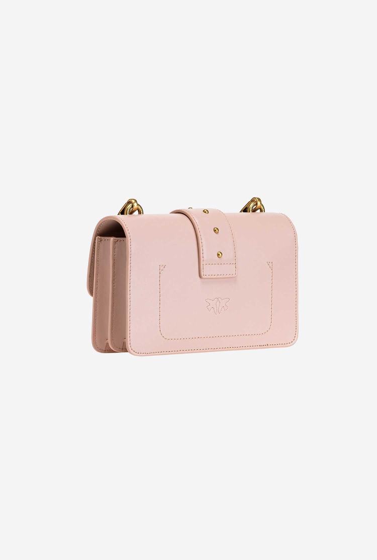 Pink Gold Women's Pinko Mini Love Bag Icon Simply Crossbody Bags | Ireland-24390619