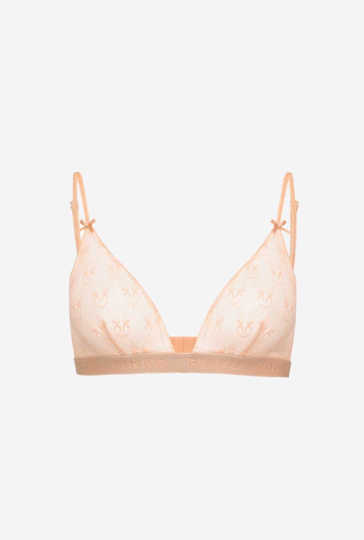 Pink Women's Pinko Lace Triangle Bra Lingerie | Ireland-85190279