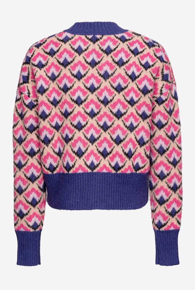 Pink Women's Pinko Liberty Floral Cardigan | Ireland-51709839