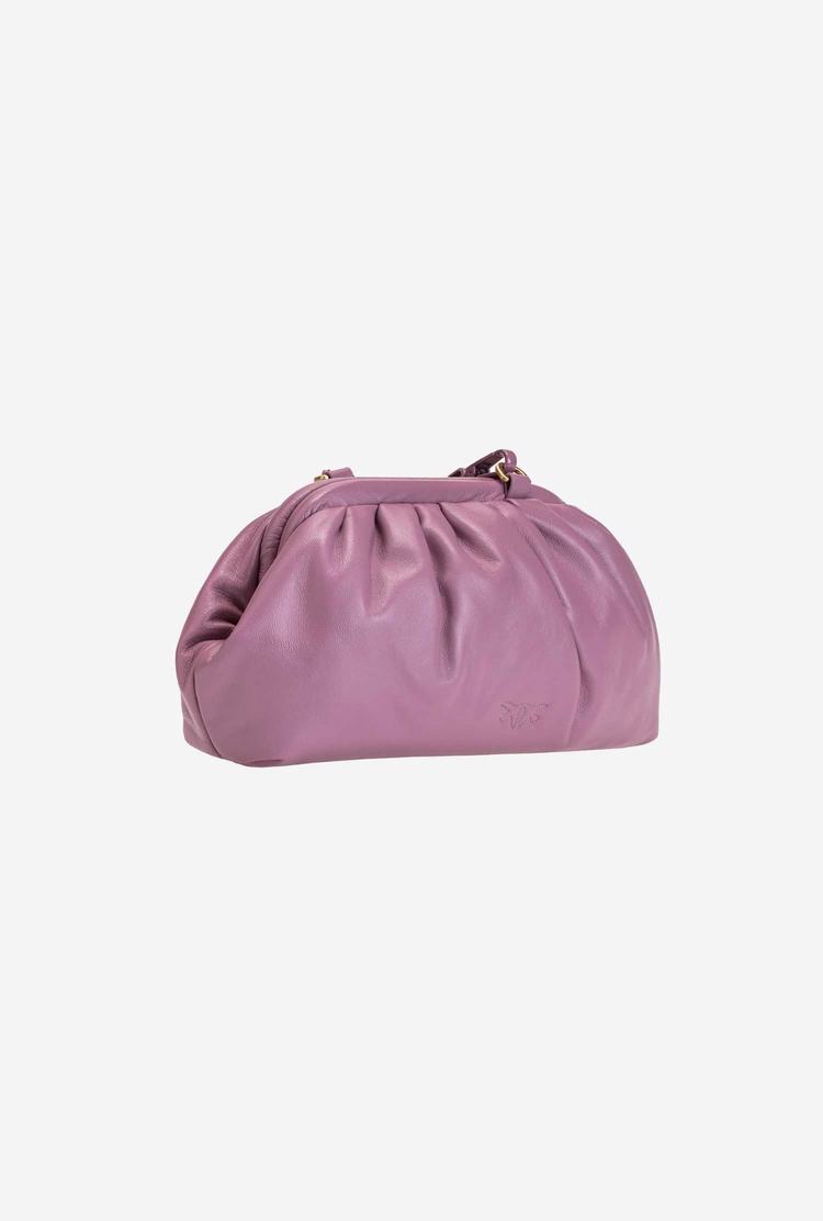 Pink Women's Pinko Mini Chain Pouch Full Colour Handbag | Ireland-31496829