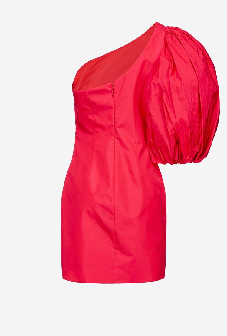 Pinko Dress Ireland Online Shop - Pink Womens One-shoulder Taffeta