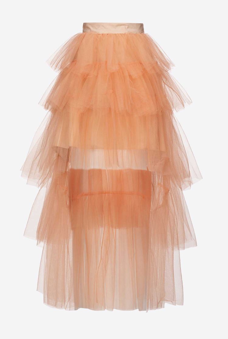 Pink Women's Pinko Tulle Skirts | Ireland-75360419