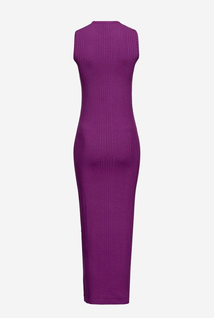 Purple Women's Pinko Cut-out Detail Dress | Ireland-09865749