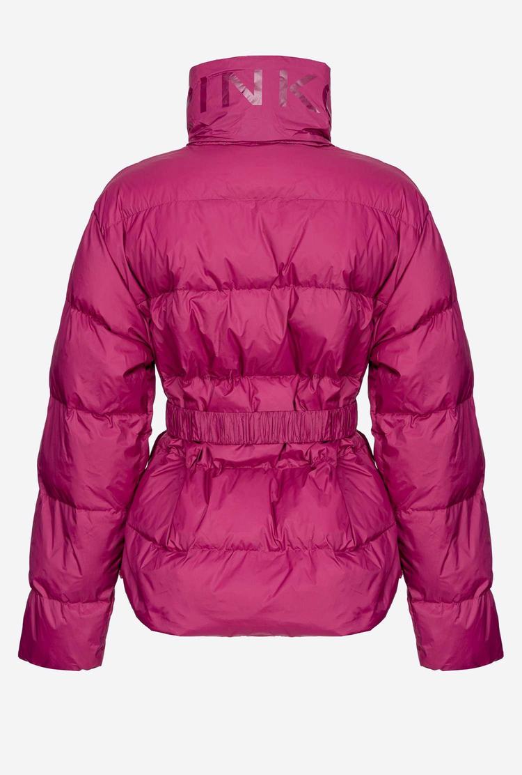 Purple Women's Pinko Short Down Jackets | Ireland-80796319