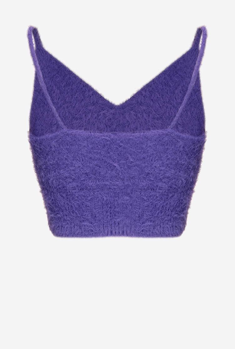 Purple Women's Pinko Soft Knit Bandeau | Ireland-34086719