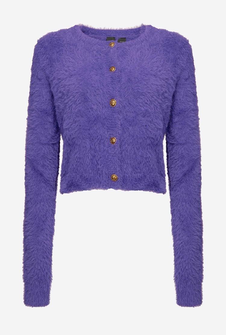 Purple Women's Pinko Teddy Cardigan | Ireland-94152379