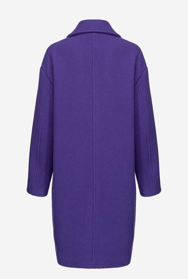 Purple Women's Pinko Washed Cloth Coats | Ireland-07139689