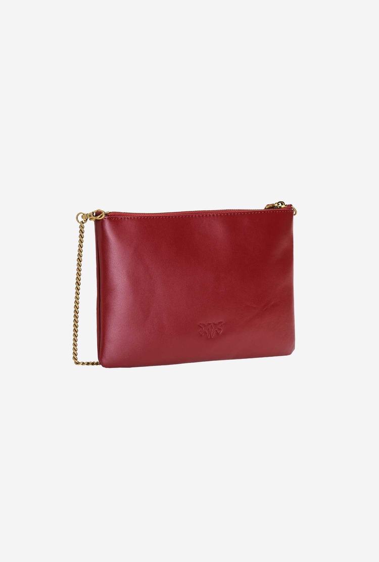 Red Gold Women's Pinko Flat Love Bag Simply Crossbody Bags | Ireland-40359829