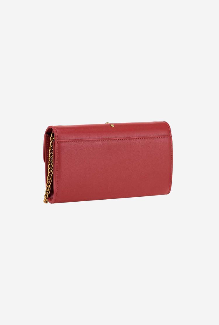 Red Gold Women's Pinko Love Bag Simply Crossbody Bags | Ireland-79650819