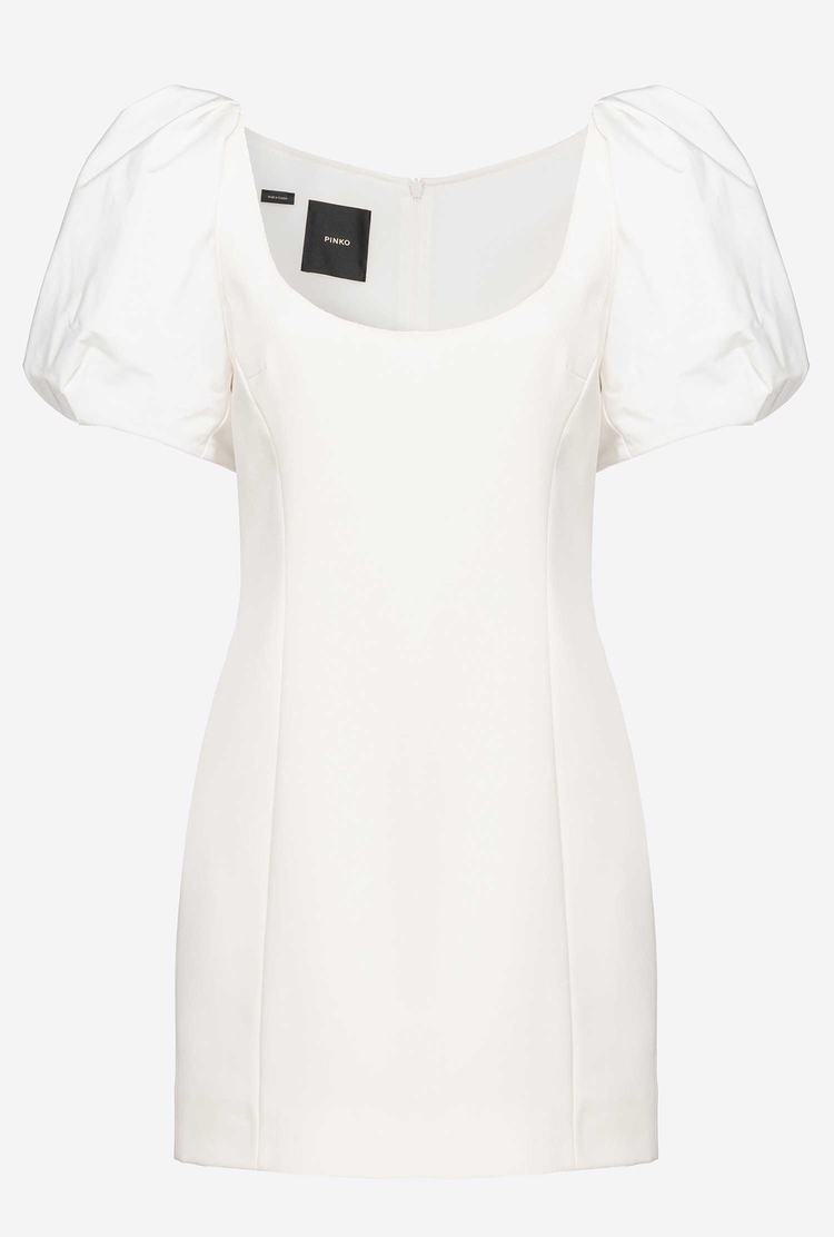 White Women's Pinko Balloon Dress | Ireland-51786949