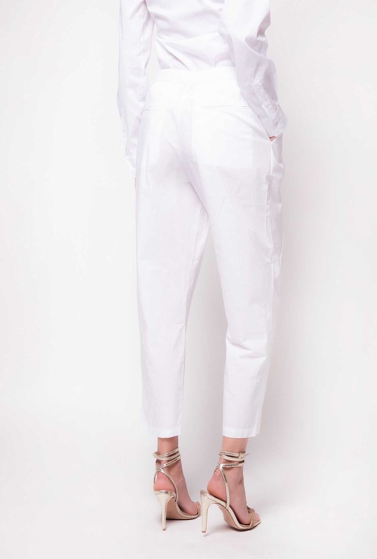 White Women's Pinko Darts Pants | Ireland-71230969