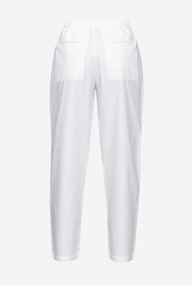 White Women's Pinko Darts Pants | Ireland-71230969