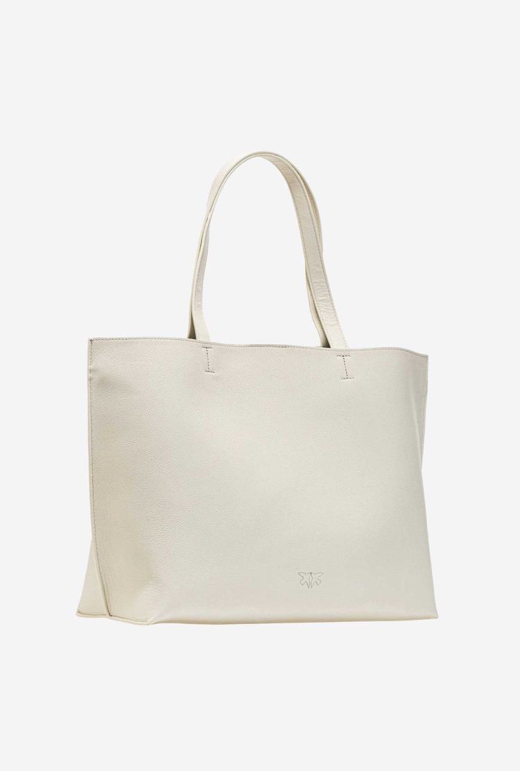 White Women's Pinko Everyday Shoulder Bags | Ireland-21394789