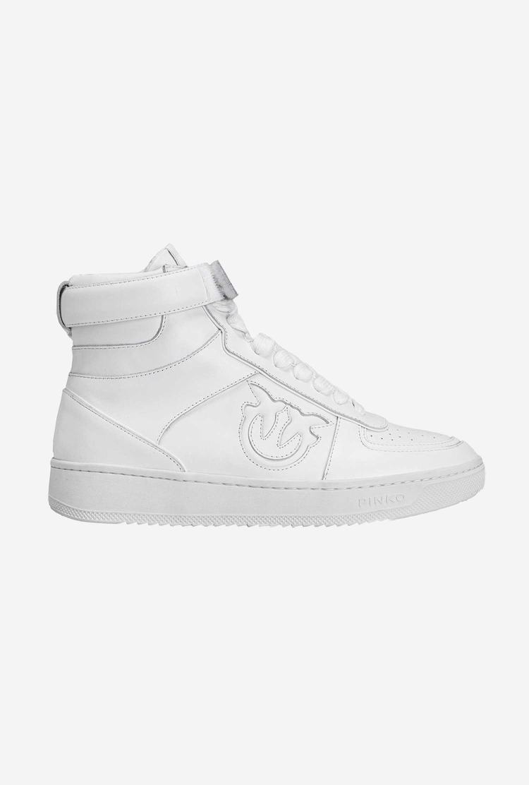 White Women\'s Pinko High-top Sneakers | Ireland-35926709