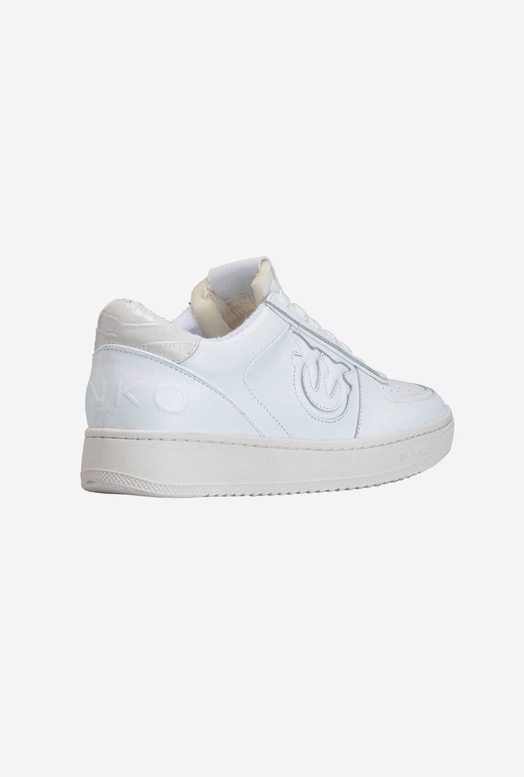 White Women's Pinko Inserts Sneakers | Ireland-94536079