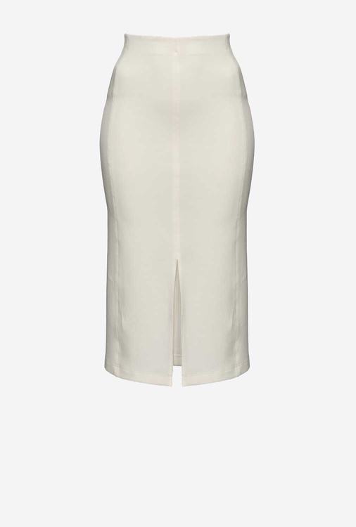 White Women's Pinko Slit Skirts | Ireland-18392759