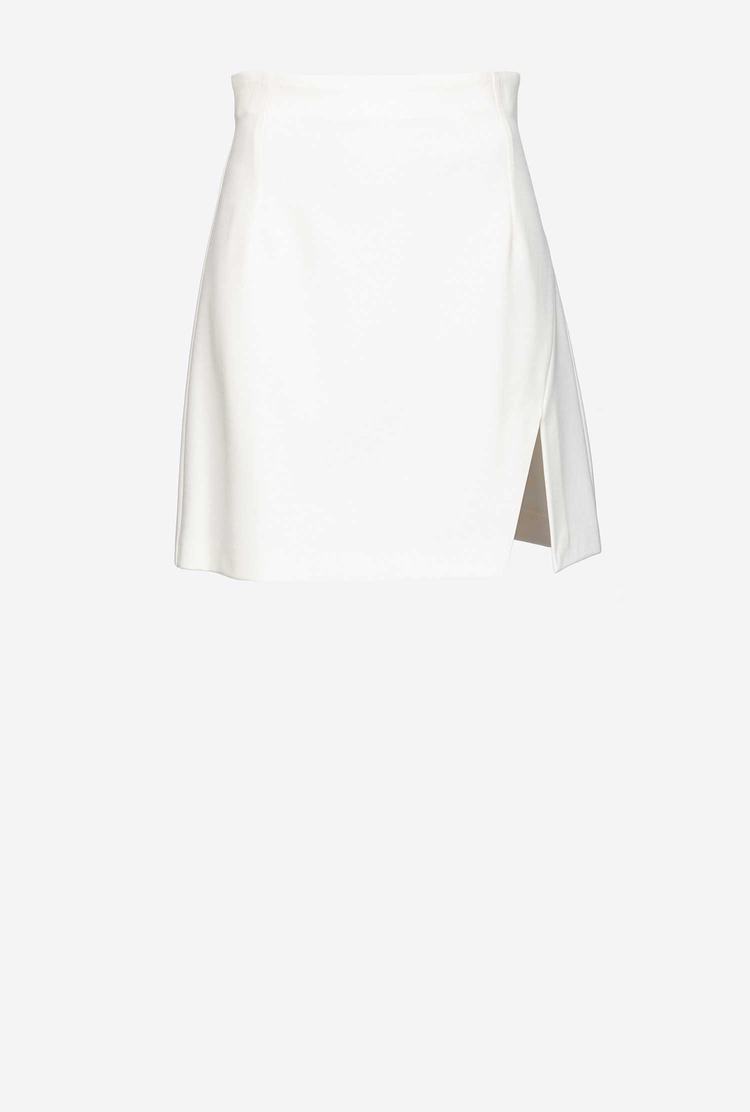 White Women's Pinko Slit Skirts | Ireland-56832109