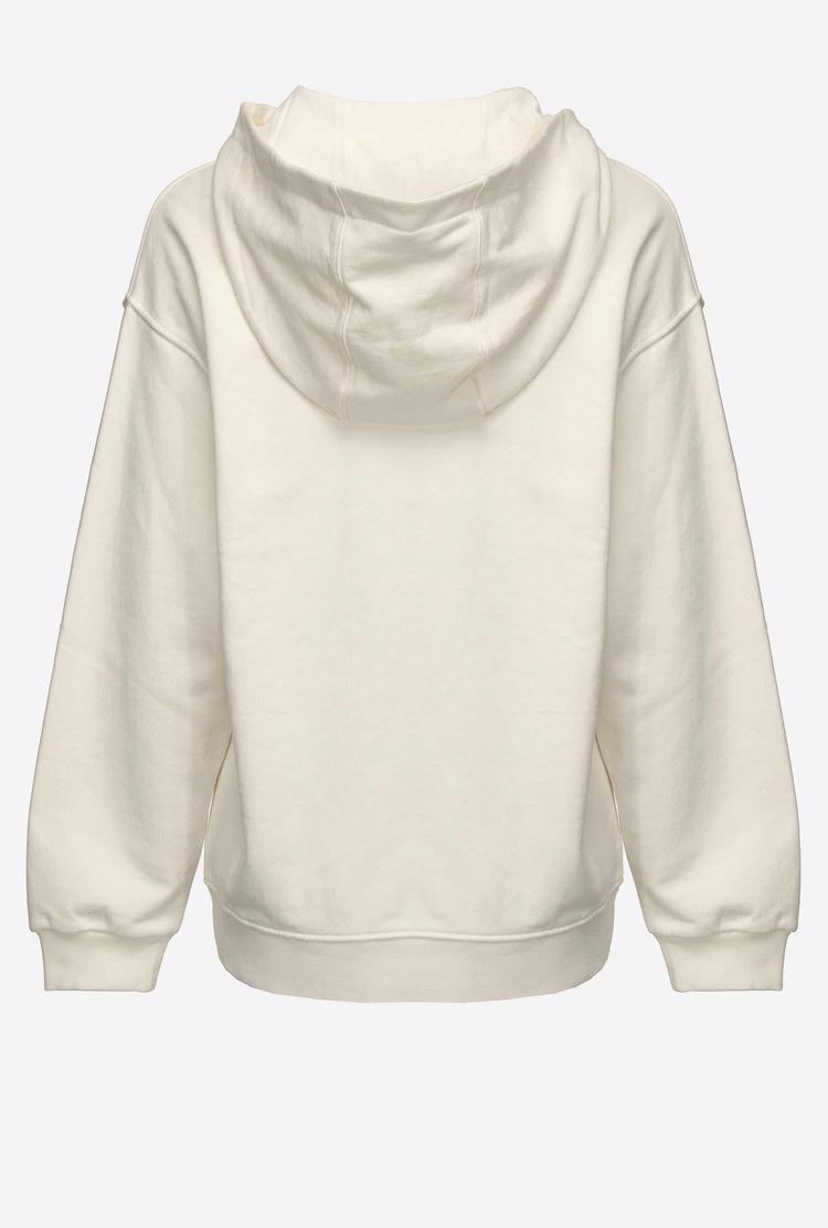 White Women's Pinko Wanted Print Sweatshirt | Ireland-81923509