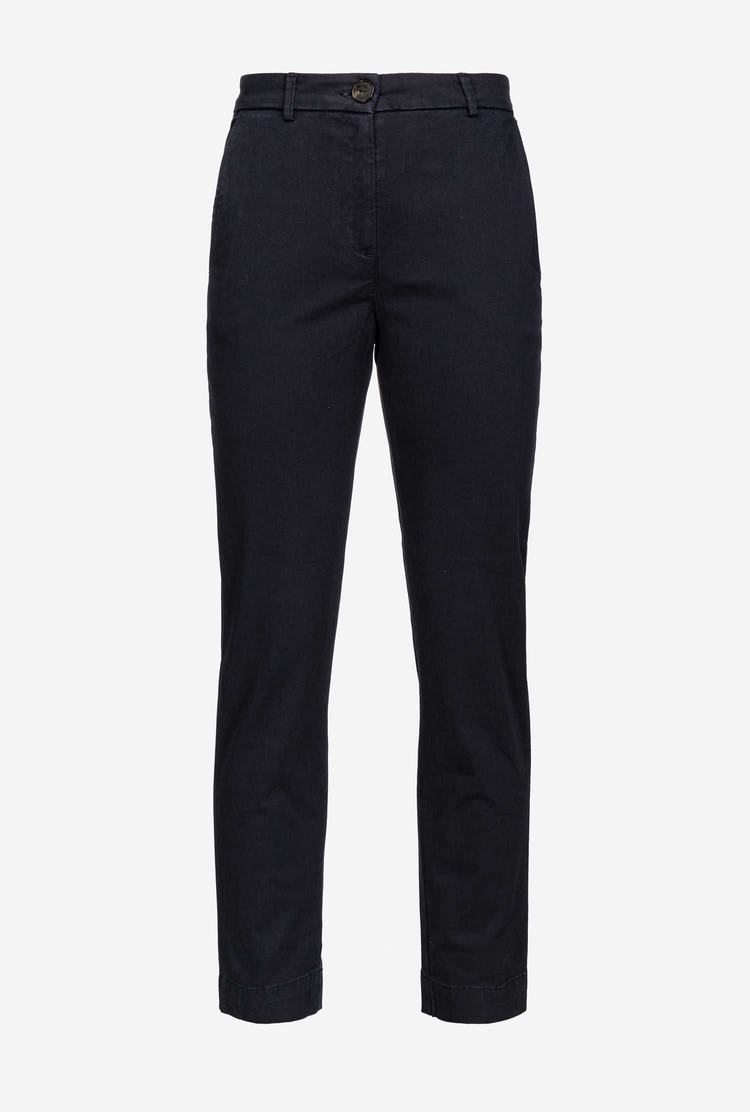 Black Women's Pinko Chino Pants | Ireland-72480959