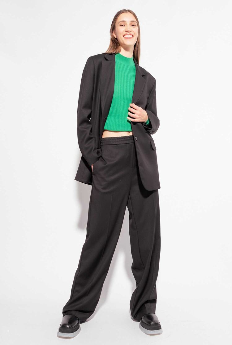 Black Women's Pinko Oversized Blazers | Ireland-59672849