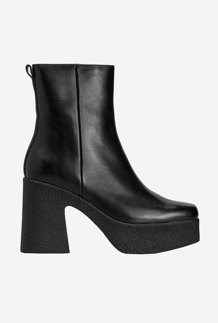 Black Women's Pinko Platform Ankle Boots | Ireland-13570949