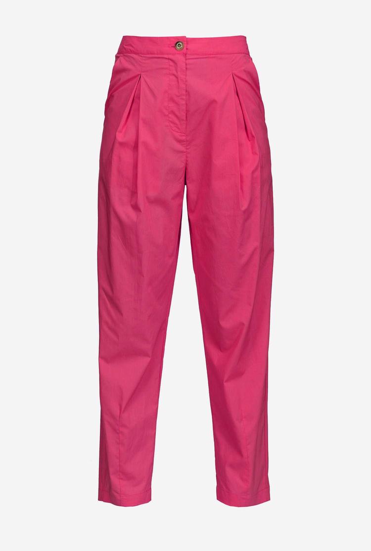 Burgundy Women's Pinko Darts Pants | Ireland-01285349