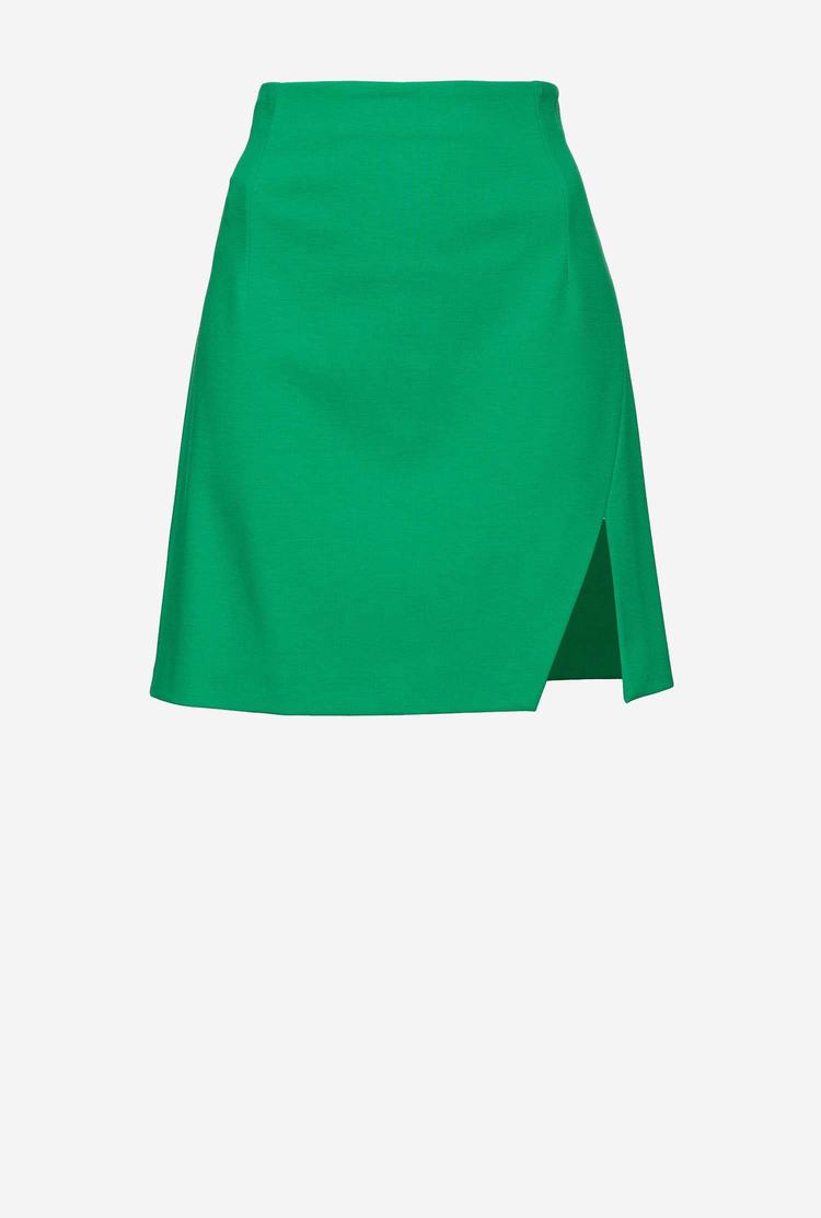 Green Women's Pinko Slit Skirts | Ireland-12406739