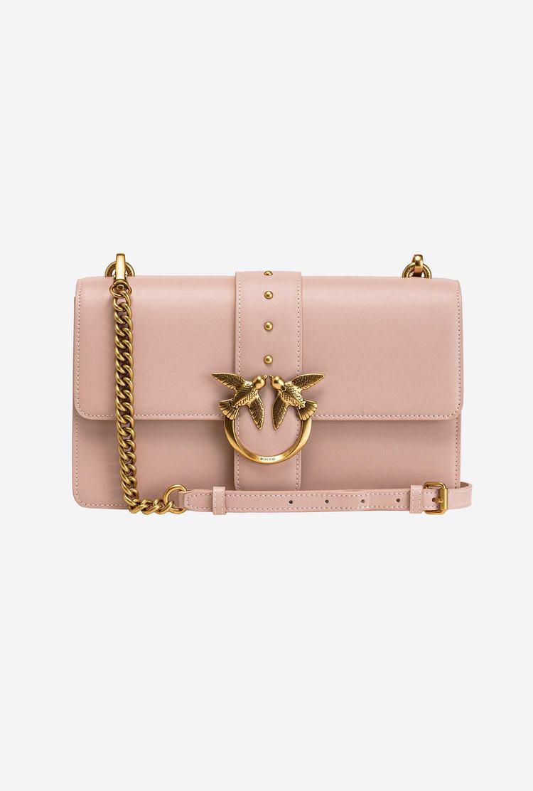 Pink Gold Women's Pinko Classic Love Bag Icon Simply Crossbody Bags | Ireland-45796289