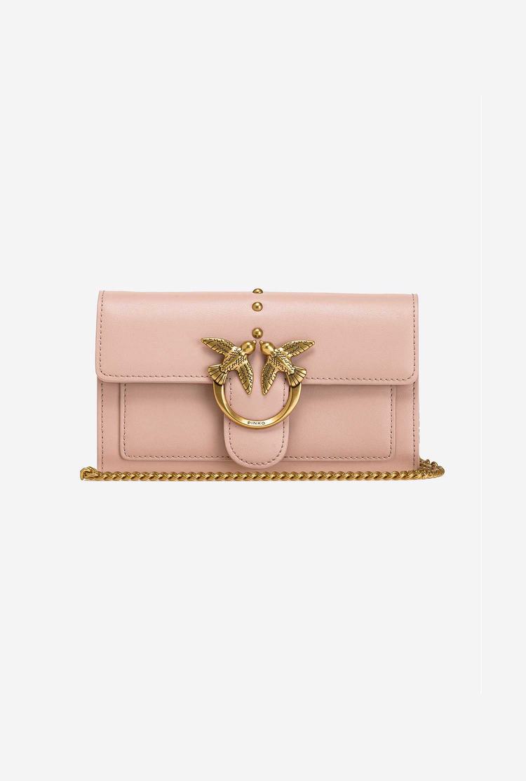 Pink Gold Women's Pinko Love Bag Simply Crossbody Bags | Ireland-69145739