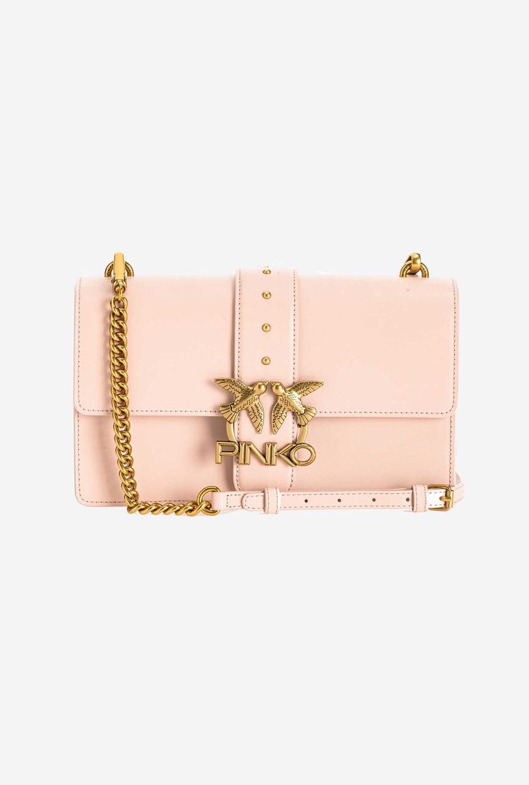 Pink Women's Pinko Classic Love Bag Icon Simply Crossbody Bags | Ireland-27439819