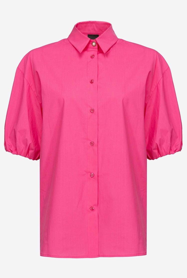 Red Women's Pinko Balloon Shirts | Ireland-40731589